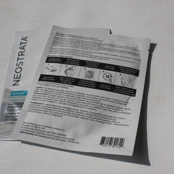 NEOSTRATA Restore Pure Hyaluronic Acid Mask x2 - Picture 2 of 2